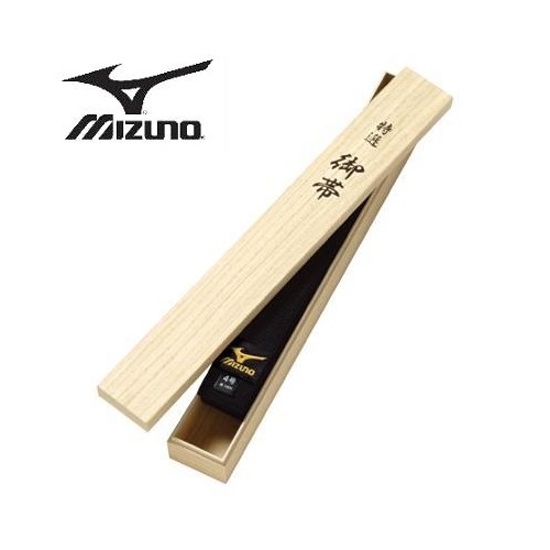 Mizuno Silk Black Belt (45mm Boxed)