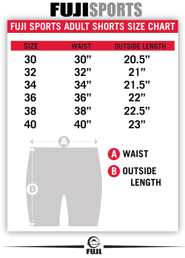 Fuji Sekai Size Chart