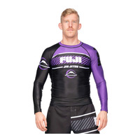 Fuji Freestyle 2.0 Long Sleeve IBJJF Rash Guard Purple