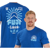 Fuji Rising Sun T-Shirt - Blue