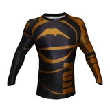 Fuji Freestyle IBJJF Long Sleeve Rash Guard Brown