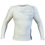 Fuji White Inverted Long Sleeve Rash Guard