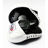 Fairtex Contoured Pro Focus Mitts - FMV9 - White/Black