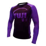 Fuji IBJJF Long Sleeve Rash Guard Purple