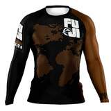 Fuji Sekai 2.0 Brown Ranked Rashguard