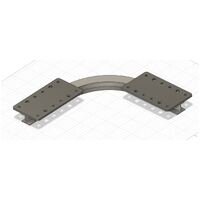 Fuji Mats Ceiling Mount 90 Degree Bend