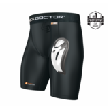 Shock Doctor Compression Short with Bioflex Cup