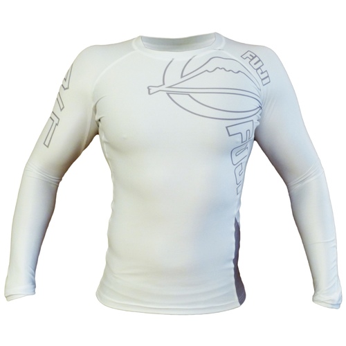Fuji White Inverted Long Sleeve Rash Guard