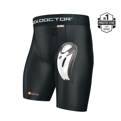 Shock Doctor Compression Short with Bioflex Cup